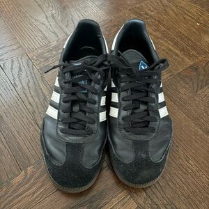 Adidas Black Sneakers with White Accents